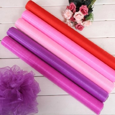 Un bon prix. Petit pain 150cm l'épousant en soie mou à haute densité de Tulle de décoration du tissu 100cm d'organza en ligne