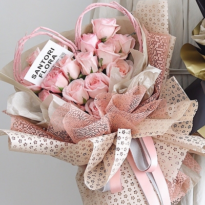 Un bon prix. Noël Mesh Roll décoratif de polyester d'emballage en plastique de bouquet de la fleur 50cm*5Y en ligne