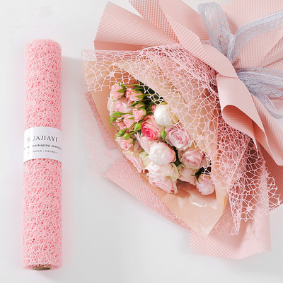 Un bon prix. Petit pain imperméable 50cm*5Y de papier de Mesh Eco Friendly Florist Wrapping d'araignée en ligne