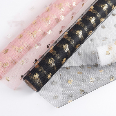 Un bon prix. 50cm*5Y poly Mesh Wrap floral en ligne