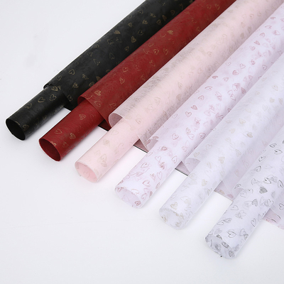 Un bon prix. Feuilles non tissées écologiques de papier d'emballage de fleur de 60cmx60cm pour le bouquet en ligne