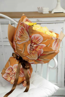 Un bon prix. Emballage luxueux imprimé de fleur de Wrapping Paper 60cmX50cm de fleuriste de style en ligne