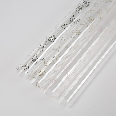 Un bon prix. Fleuriste clair Clear Wrapping Paper de Cellophane Wrap Roll 58cm*58cm de fleuriste d'OPP en ligne