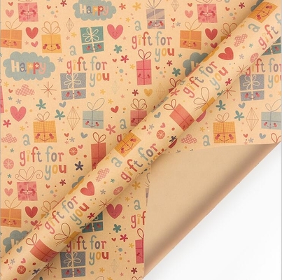 Un bon prix. Le cadeau multifonctionnel de Noël de Noël de Brown Papier d'emballage enveloppent le petit pain 50X70CM de papier en ligne