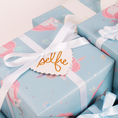 Un bon prix. petit papier d'emballage cadeau de la sirène 85gsm en ligne