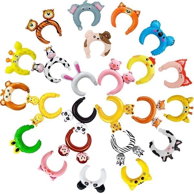 Un bon prix. les bandeaux animaux gonflables de bande dessinée de l'enfant 24pcs déjouent l'OEM de ballons en ligne